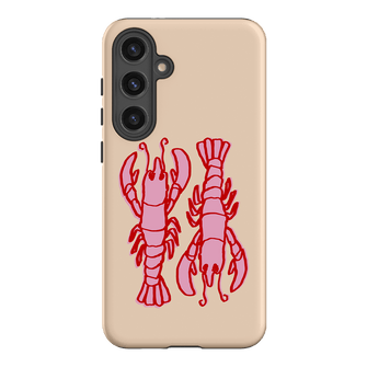 Lobster Love Peach Printed Phone Cases Samsung Galaxy S24 Plus / Armoured by The Dairy - The Dairy