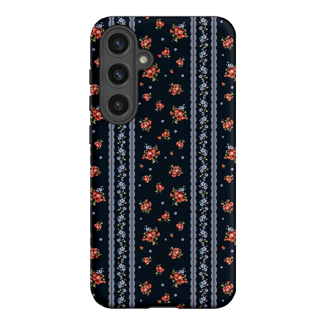 Midnight Stripe Printed Phone Cases Samsung Galaxy S24 Plus / Armoured by Kasiags Art - The Dairy