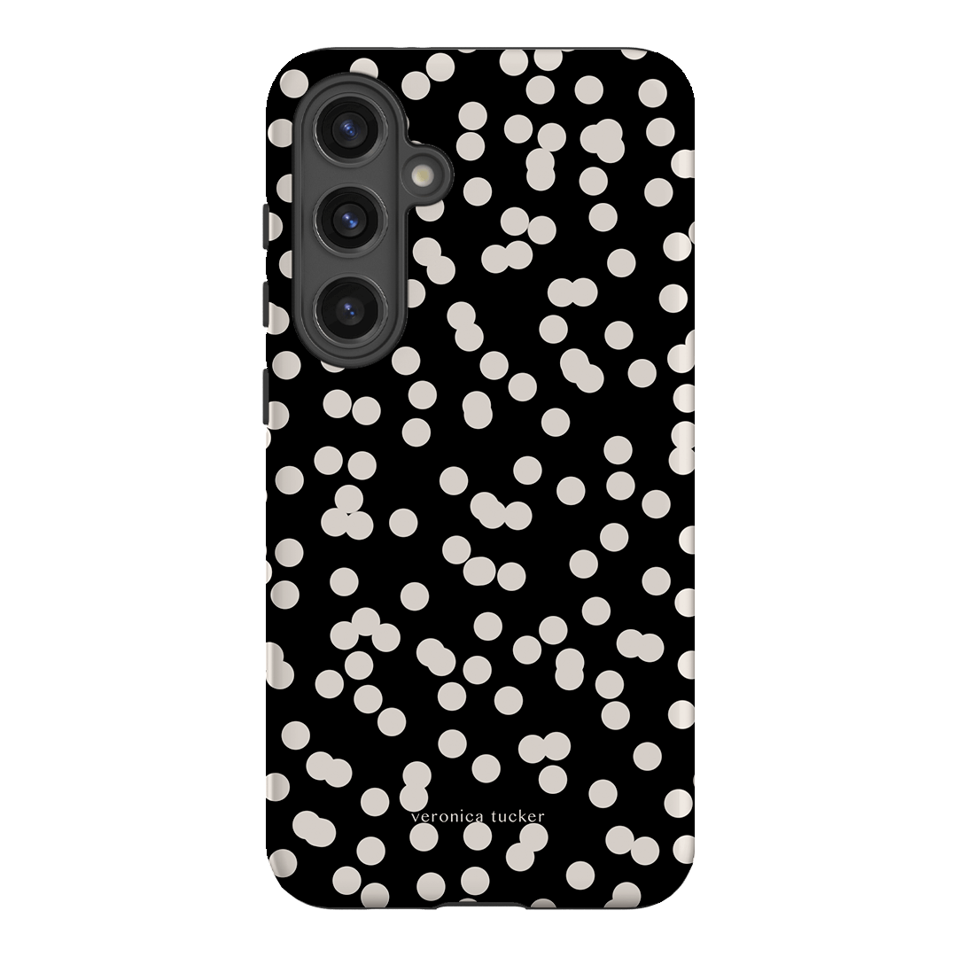 Mini Confetti Noir Printed Phone Cases Samsung Galaxy S24 Plus / Armoured by Veronica Tucker - The Dairy