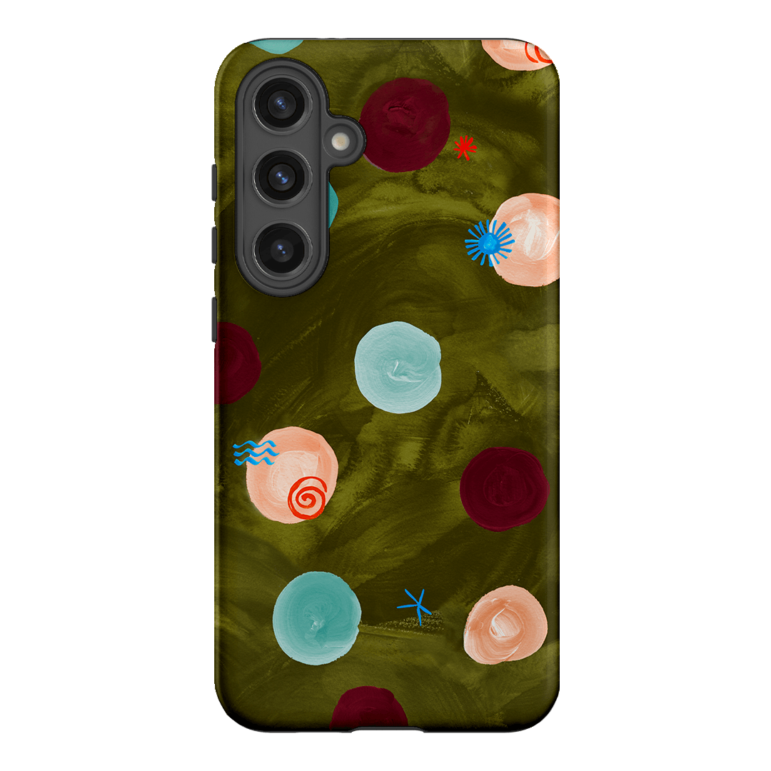 Olive Spot Printed Phone Cases Samsung Galaxy S24 Plus / Armoured by Charlie Taylor - The Dairy