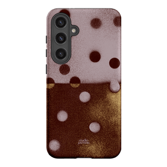 Rust Polka Dot Printed Phone Cases Samsung Galaxy S24 Plus / Armoured by Jasmine Dowling - The Dairy