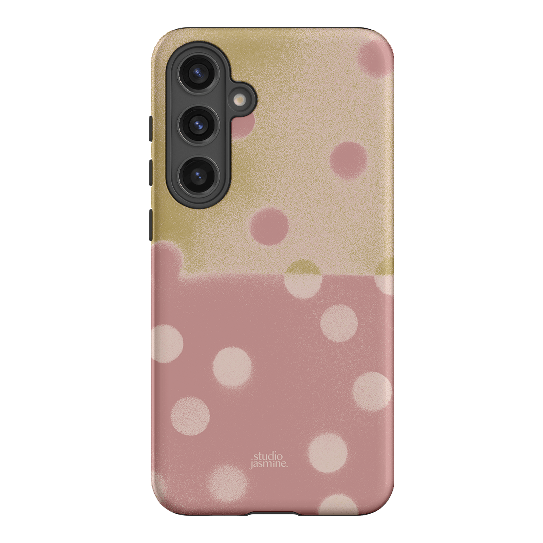 Strawberry Polka Dot Printed Phone Cases Samsung Galaxy S24 Plus / Armoured by Jasmine Dowling - The Dairy