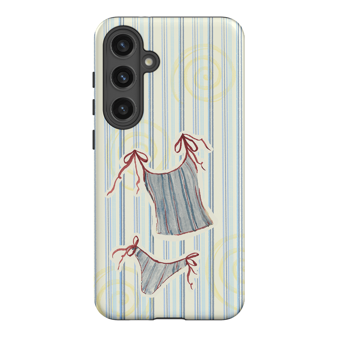 Stripe Tankini Printed Phone Cases Samsung Galaxy S24 Plus / Armoured by Kayla Carr - The Dairy