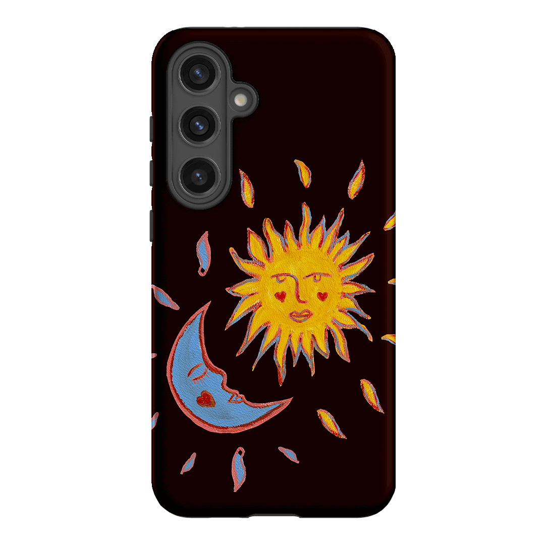 Sun & Moon Plum Printed Phone Cases Samsung Galaxy S24 Plus / Armoured by BG. Studio - The Dairy