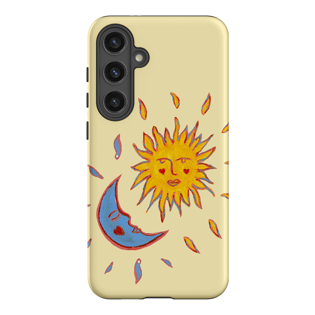 Sun & Moon Yellow Printed Phone Cases Samsung Galaxy S24 Plus / Armoured by BG. Studio - The Dairy