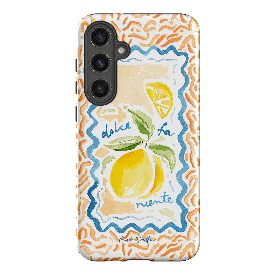 Dolce Far Niente Printed Phone Cases Samsung Galaxy S24 Plus / Armoured by Cass Deller - The Dairy