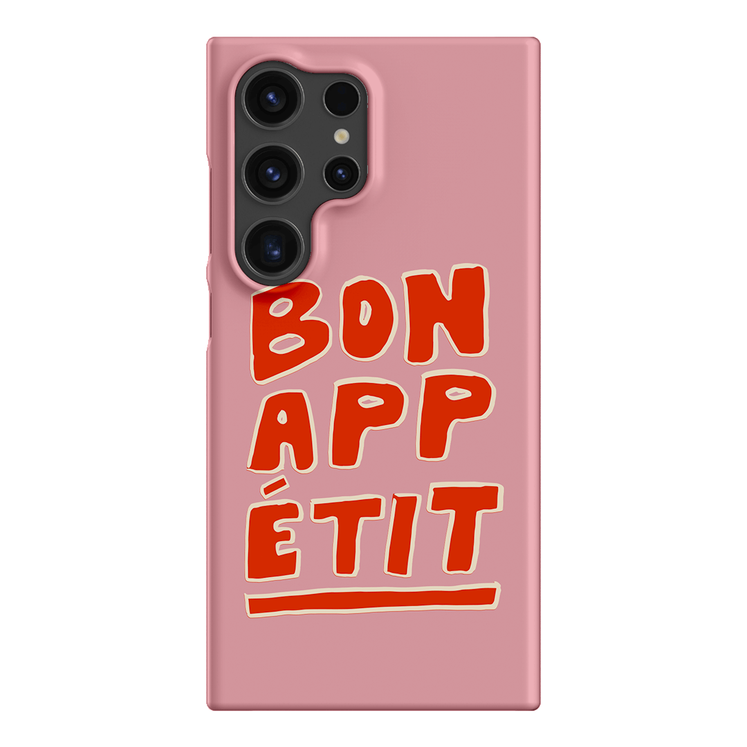 Bon Appetit Pink Printed Phone Cases Samsung Galaxy S24 Ultra / Snap by The Dairy - The Dairy