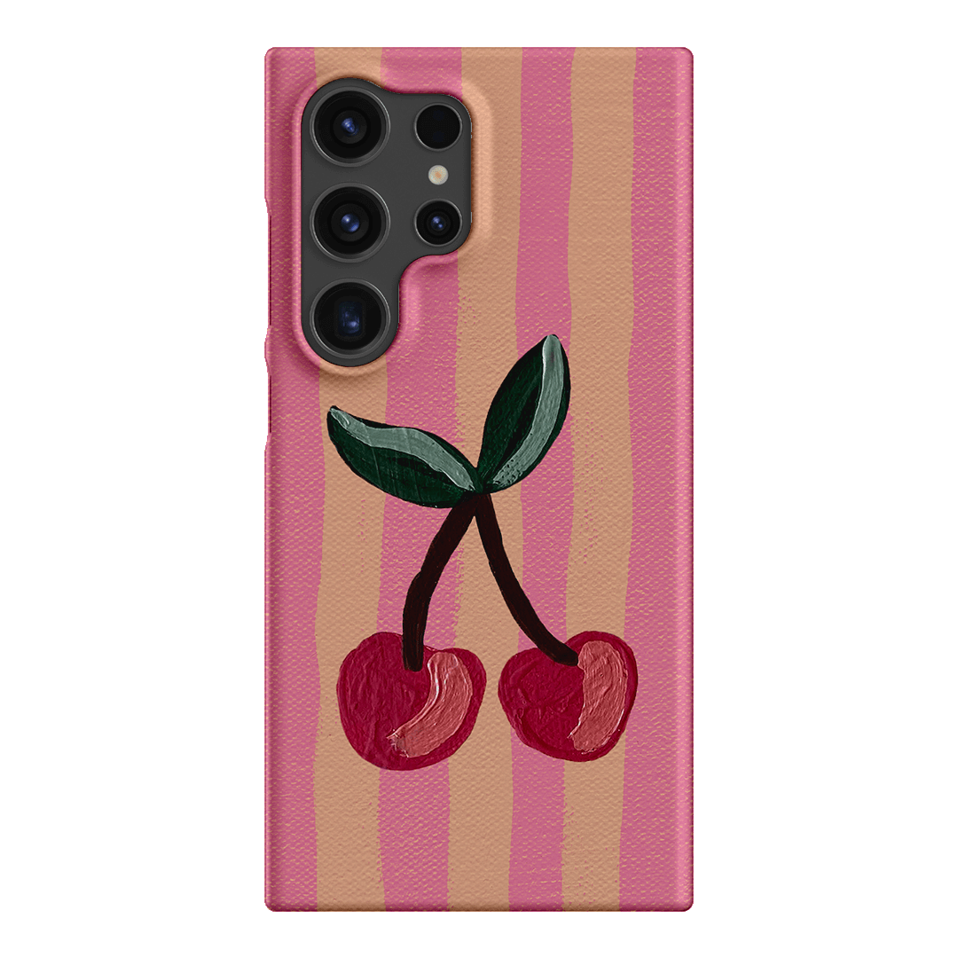 Cherry On Top Printed Phone Cases Samsung Galaxy S24 Ultra / Snap by Amy Gibbs - The Dairy