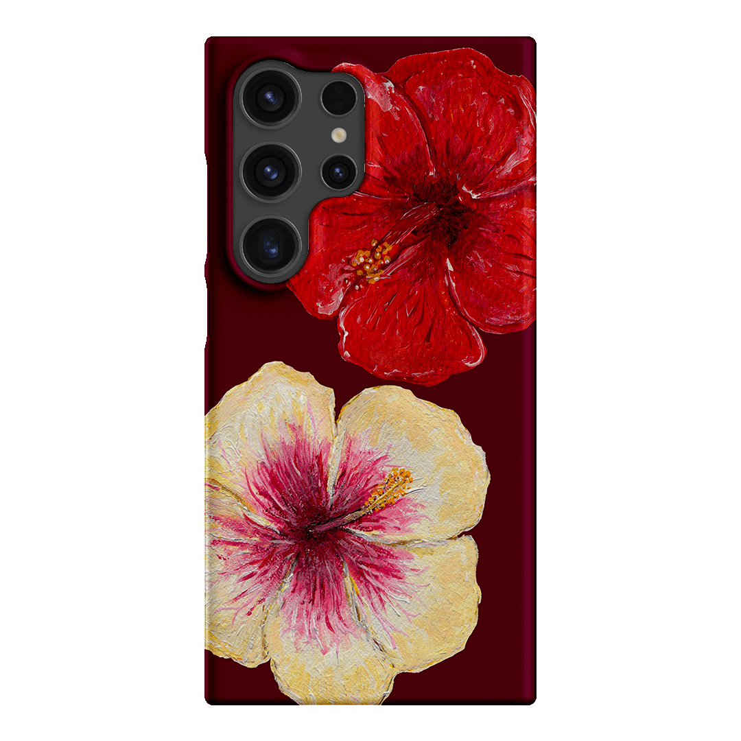 Hibiscus Flower Printed Phone Cases Samsung Galaxy S24 Ultra / Snap by BG. Studio - The Dairy