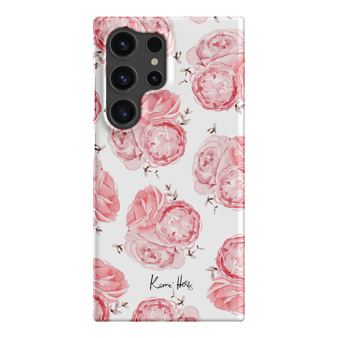 Peony Rose Printed Phone Cases Samsung Galaxy S24 Ultra / Snap by Kerrie Hess - The Dairy