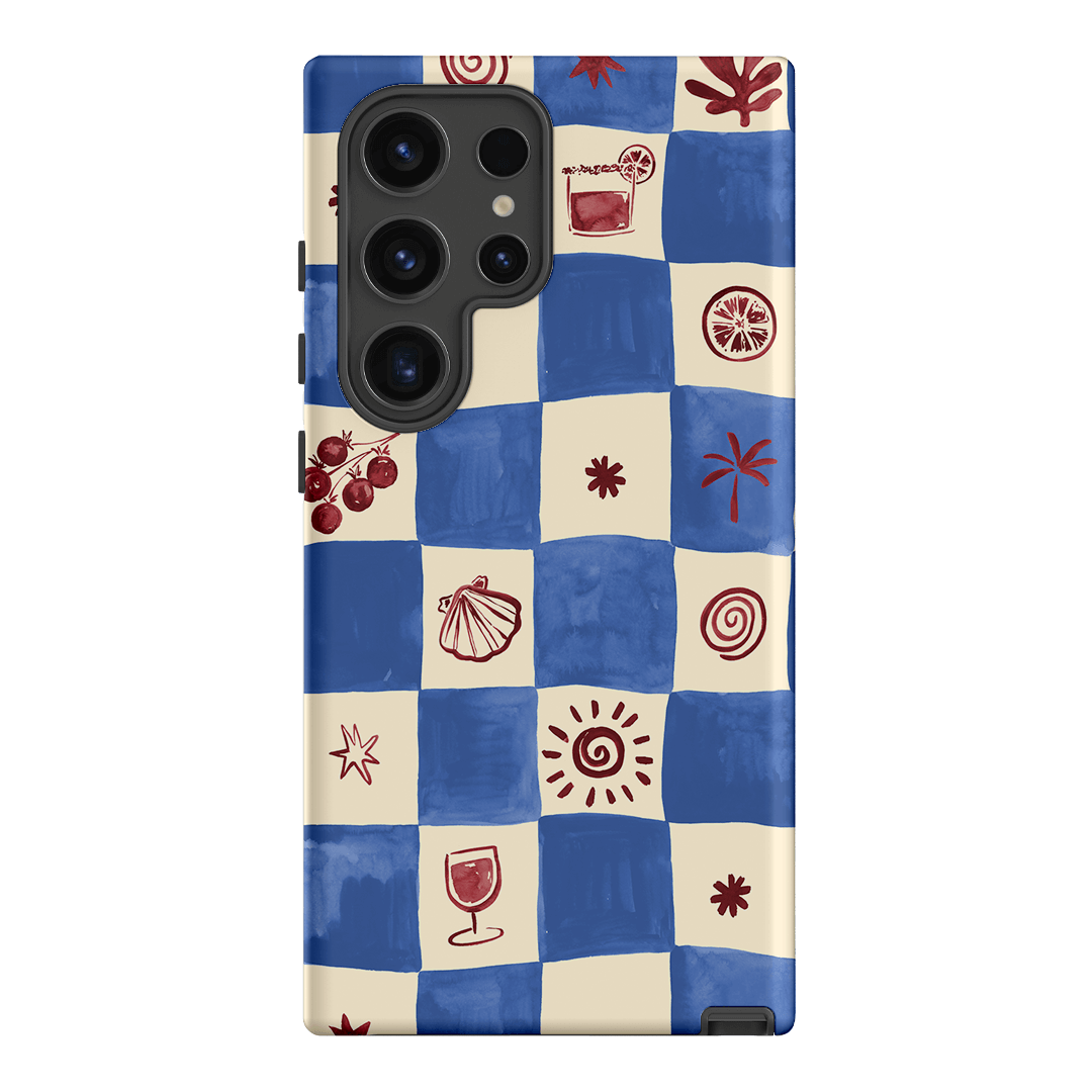 Afternoon Mezze Cornflower Printed Phone Cases Samsung Galaxy S24 Ultra / Armoured by Charlie Taylor - The Dairy