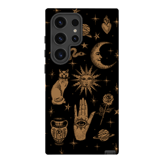 Astro Flash Noir Printed Phone Cases Samsung Galaxy S24 Ultra / Armoured by Veronica Tucker - The Dairy