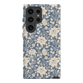 Blue Garden Printed Phone Cases Samsung Galaxy S24 Ultra / Armoured by Kasiags Art - The Dairy