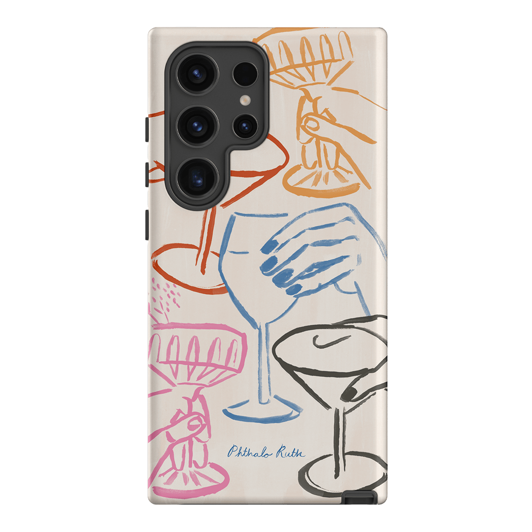 Cheers Multi Printed Phone Cases Samsung Galaxy S24 Ultra / Armoured by Phthalo Ruth - The Dairy