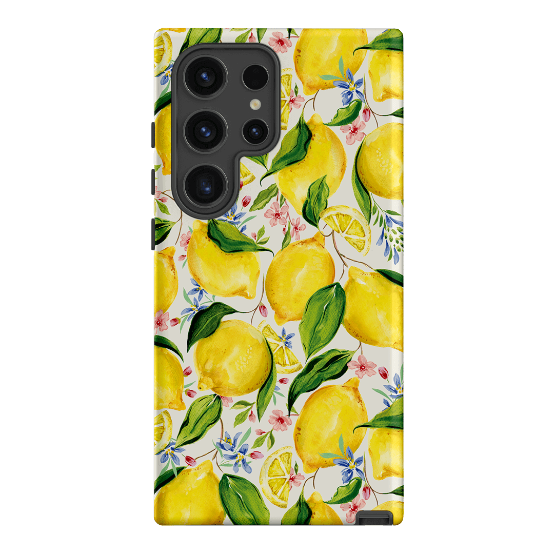 Citrus Lemon Printed Phone Cases Samsung Galaxy S24 Ultra / Armoured by Ellie Mae - The Dairy