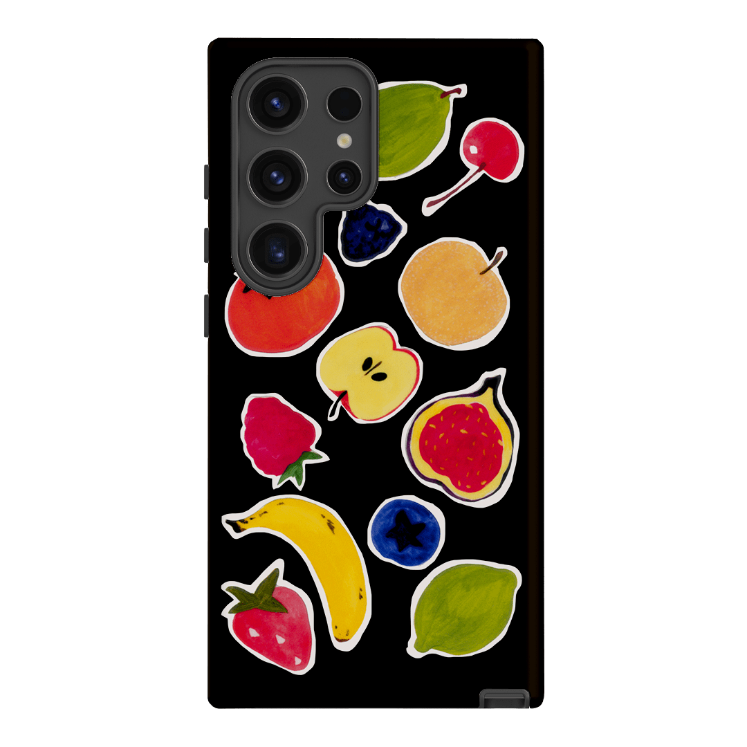 Fruit Stickers Printed Phone Cases Samsung Galaxy S24 Ultra / Armoured by Studio Bon - The Dairy