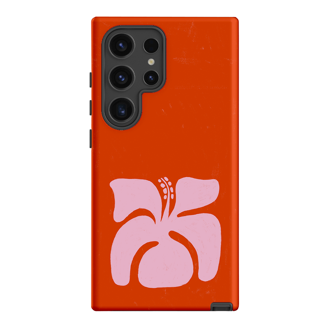 Hibiscus Crush Printed Phone Cases Samsung Galaxy S24 Ultra / Armoured by Marie Faurrite - The Dairy