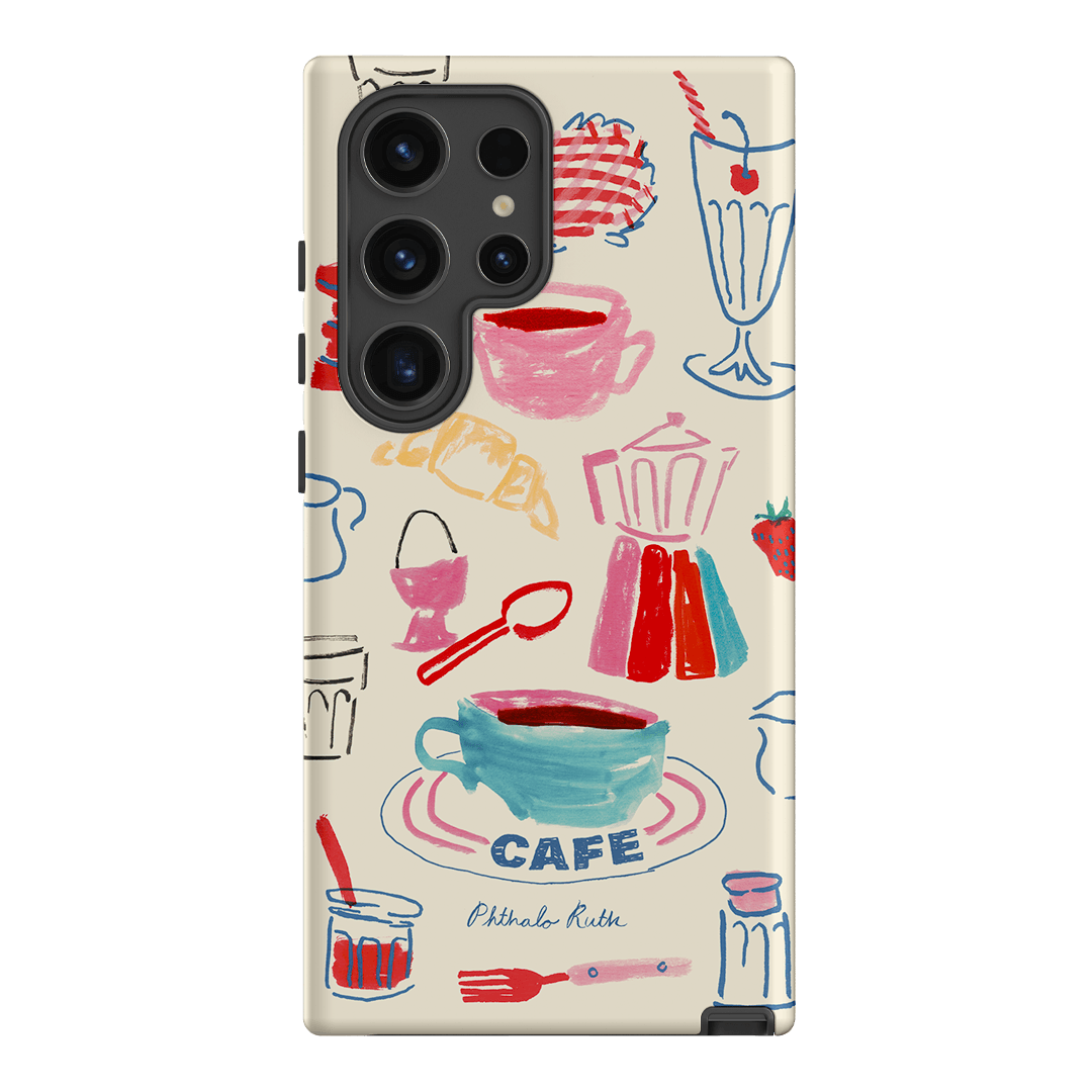 Home Cafe Printed Phone Cases Samsung Galaxy S24 Ultra / Armoured by Phthalo Ruth - The Dairy
