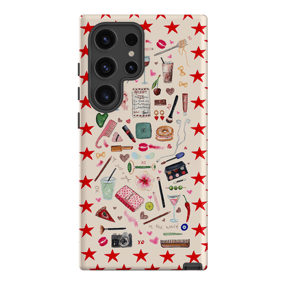 Just A Girl Printed Phone Cases Samsung Galaxy S24 Ultra / Armoured by BG. Studio - The Dairy