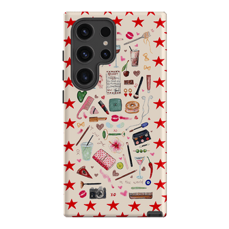 Just A Girl Printed Phone Cases Samsung Galaxy S24 Ultra / Armoured by BG. Studio - The Dairy
