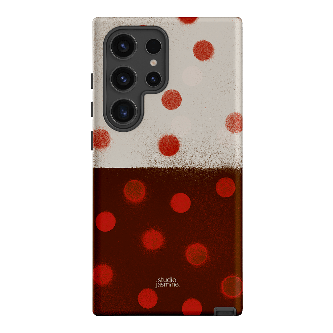 Ladybug Polka Dot Printed Phone Cases Samsung Galaxy S24 Ultra / Armoured by Jasmine Dowling - The Dairy