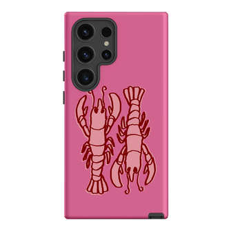Lobster Love Pink Printed Phone Cases Samsung Galaxy S24 Ultra / Armoured by The Dairy - The Dairy