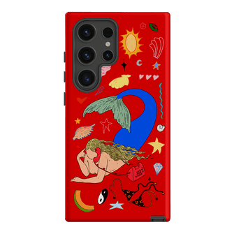 Mermaid Salad Scarlet Printed Phone Cases Samsung Galaxy S24 Ultra / Armoured by Easty Beasty - The Dairy