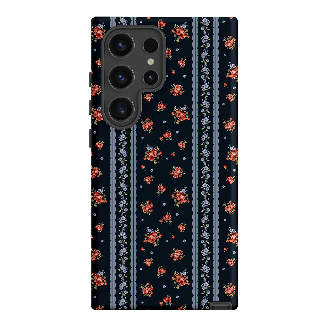 Midnight Stripe Printed Phone Cases Samsung Galaxy S24 Ultra / Armoured by Kasiags Art - The Dairy