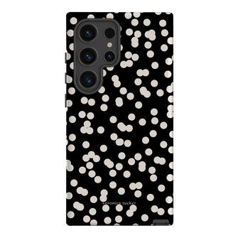 Mini Confetti Noir Printed Phone Cases Samsung Galaxy S24 Ultra / Armoured by Veronica Tucker - The Dairy