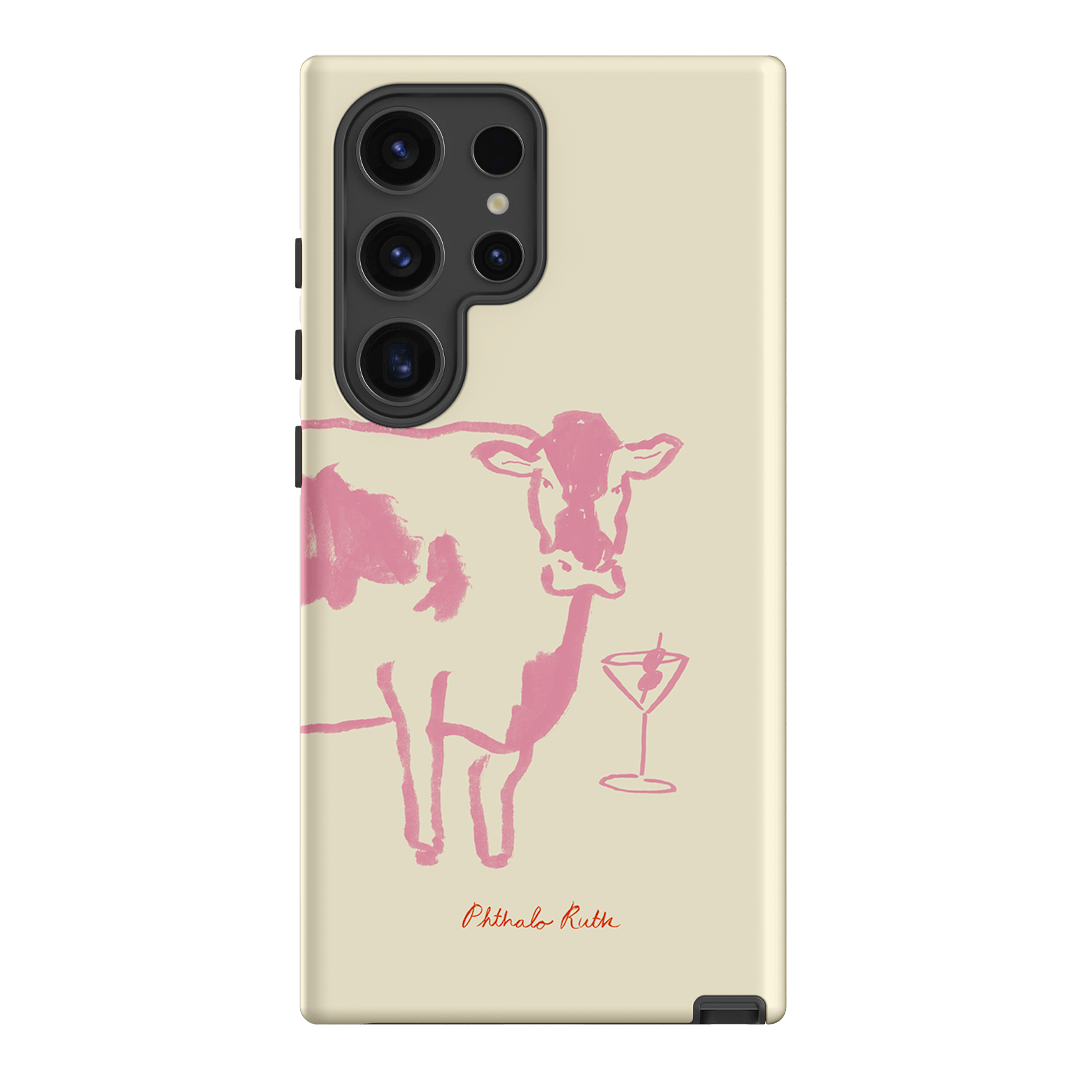 Mootini Pink Printed Phone Cases Samsung Galaxy S24 Ultra / Armoured by Phthalo Ruth - The Dairy