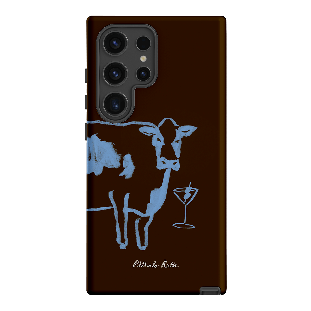Mootini Espresso Printed Phone Cases Samsung Galaxy S24 Ultra / Armoured by Phthalo Ruth - The Dairy