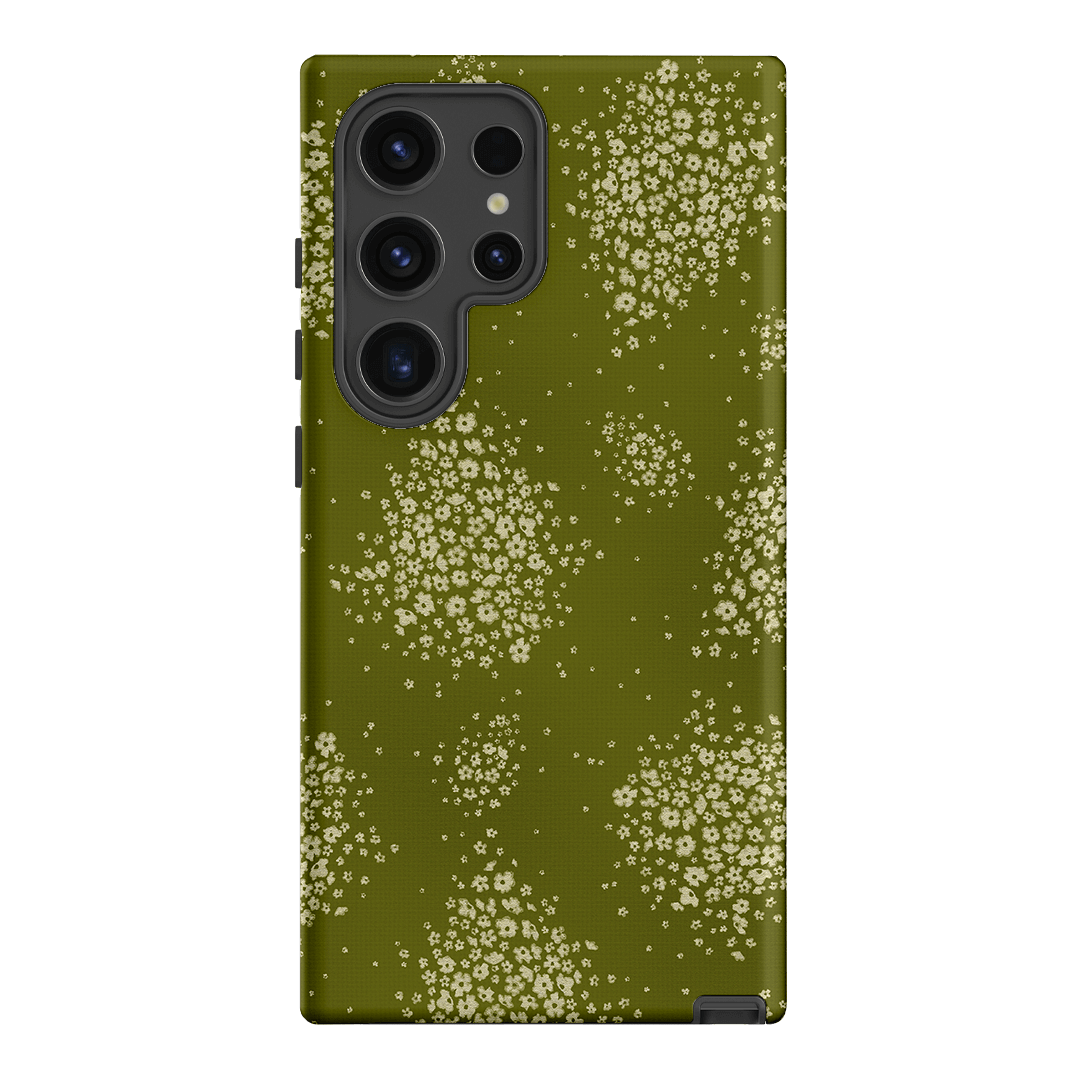 Olive Bloom Printed Phone Cases Samsung Galaxy S24 Ultra / Armoured by Veronica Tucker - The Dairy