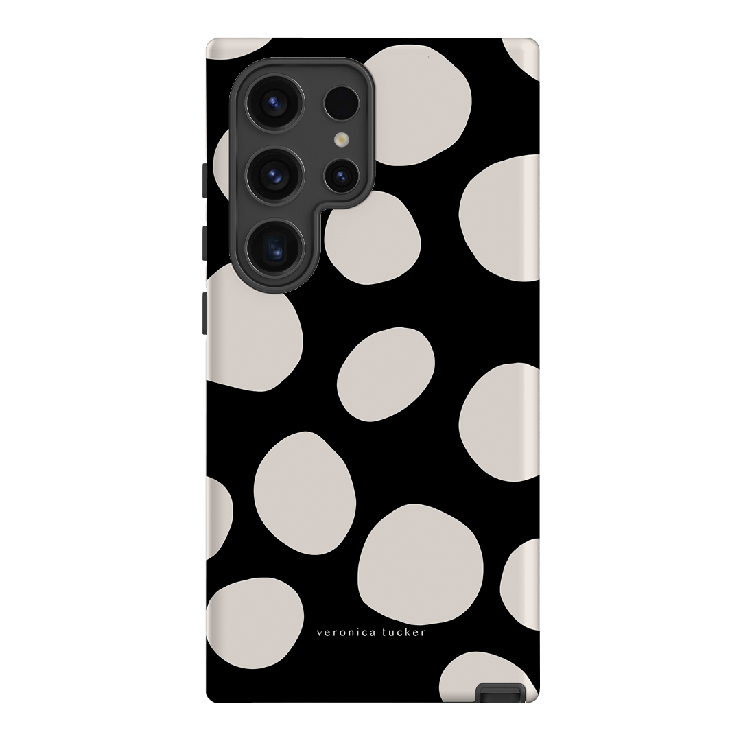 Pebbles Noir Printed Phone Cases Samsung Galaxy S24 Ultra / Armoured by Veronica Tucker - The Dairy