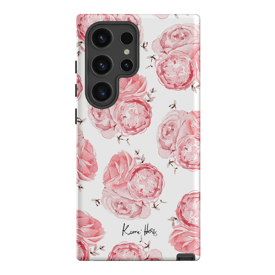 Peony Rose Printed Phone Cases Samsung Galaxy S24 Ultra / Armoured by Kerrie Hess - The Dairy