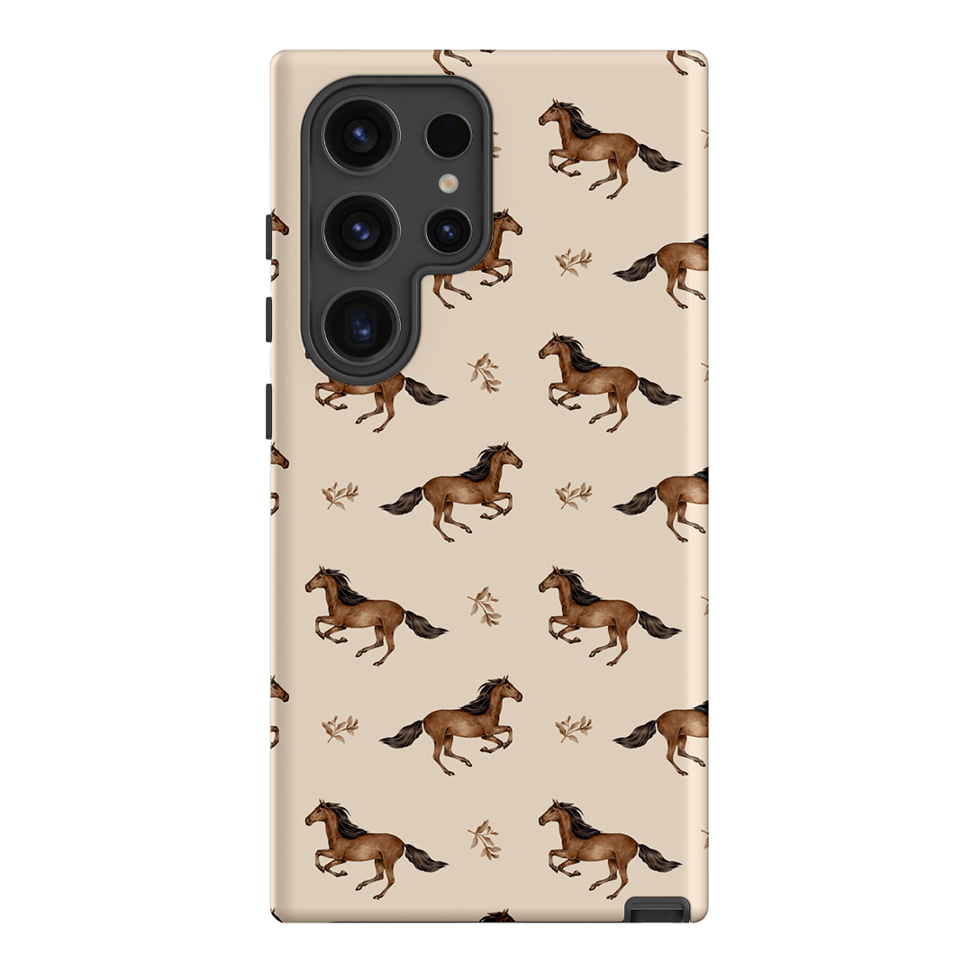 Running Horse Printed Phone Cases Samsung Galaxy S24 Ultra / Armoured by Kasiags Art - The Dairy