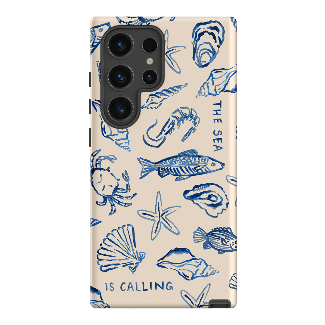 Sea Call Printed Phone Cases Samsung Galaxy S24 Ultra / Armoured by Cass Deller - The Dairy