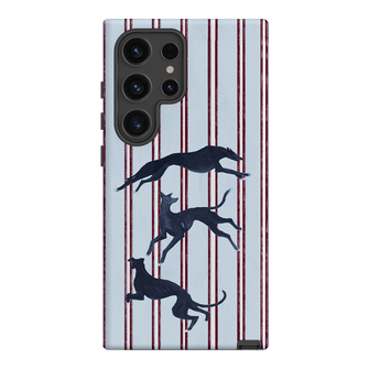Stripey Hounds Printed Phone Cases Samsung Galaxy S24 Ultra / Armoured by Lisa Hu - The Dairy