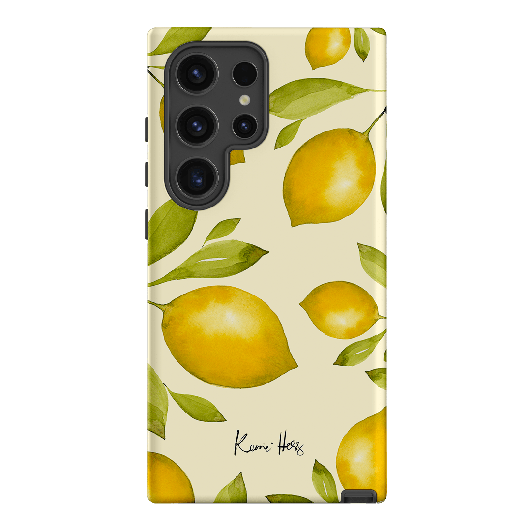 Summer Limone Printed Phone Cases Samsung Galaxy S24 Ultra / Armoured by Kerrie Hess - The Dairy