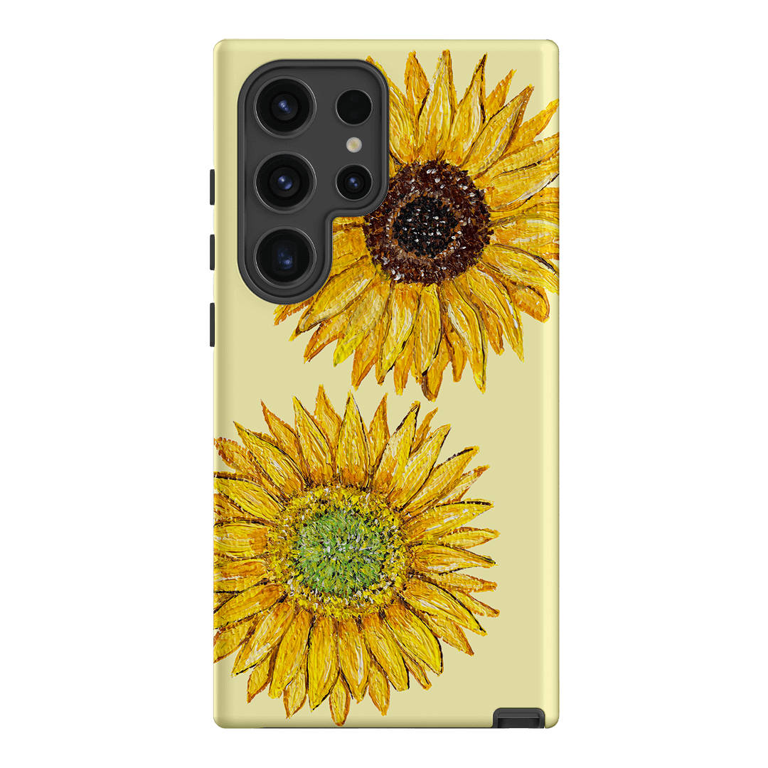 Sunflower Yellow Printed Phone Cases Samsung Galaxy S24 Ultra / Armoured by BG. Studio - The Dairy