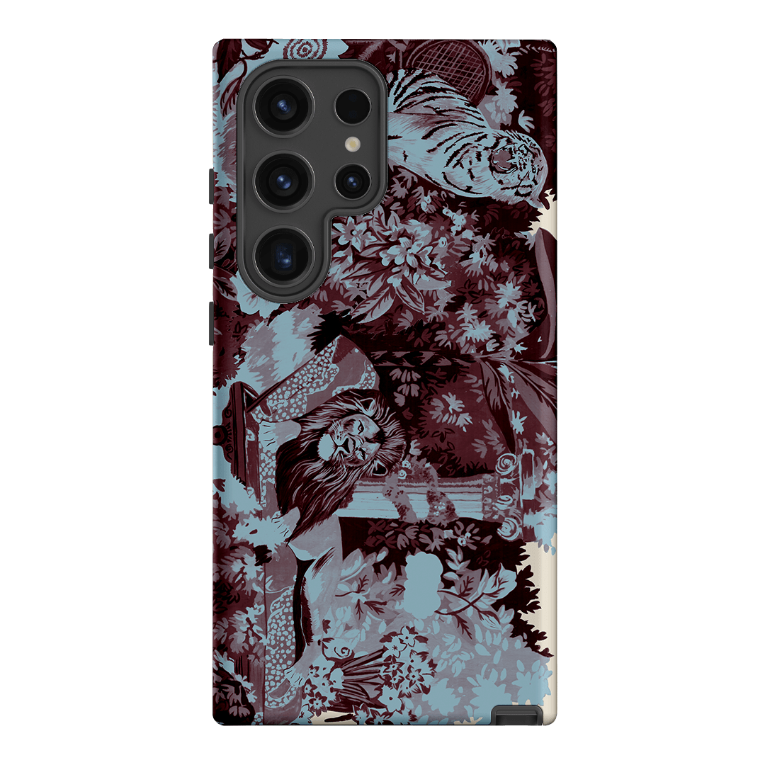 Tippi Blue Printed Phone Cases Samsung Galaxy S24 Ultra / Armoured by Desmond & Dempsey - The Dairy