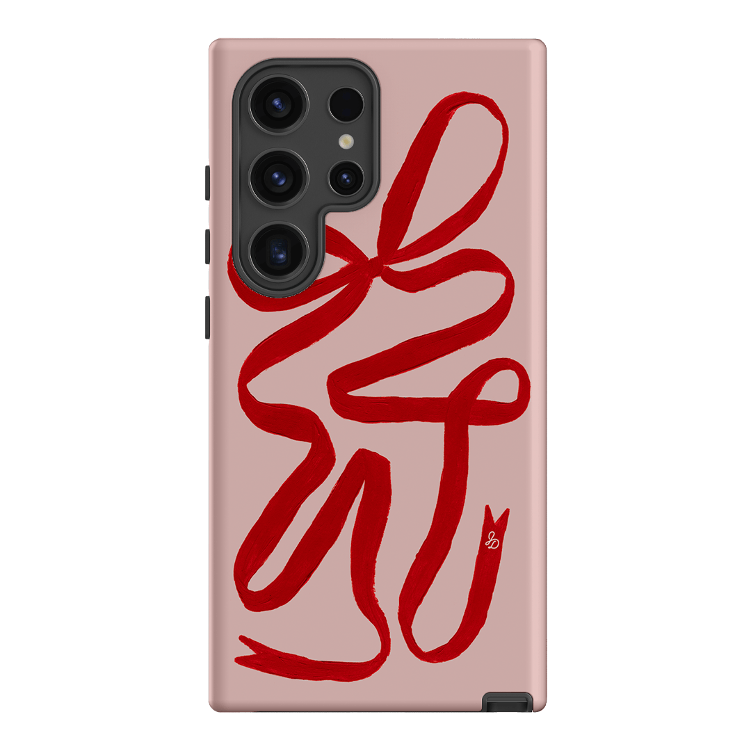 Valentine Ribbon Printed Phone Cases Samsung Galaxy S24 Ultra / Armoured by Jasmine Dowling - The Dairy