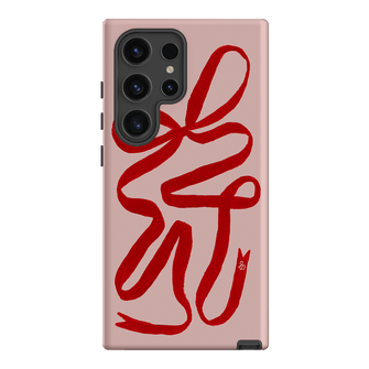 Valentine Ribbon Printed Phone Cases Samsung Galaxy S24 Ultra / Armoured by Jasmine Dowling - The Dairy