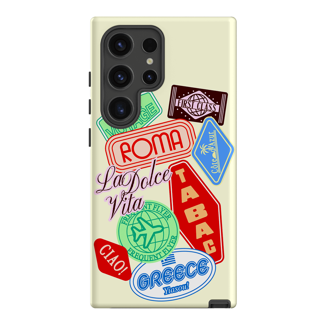 Well Travelled Printed Phone Cases Samsung Galaxy S24 Ultra / Armoured by The Dairy - The Dairy
