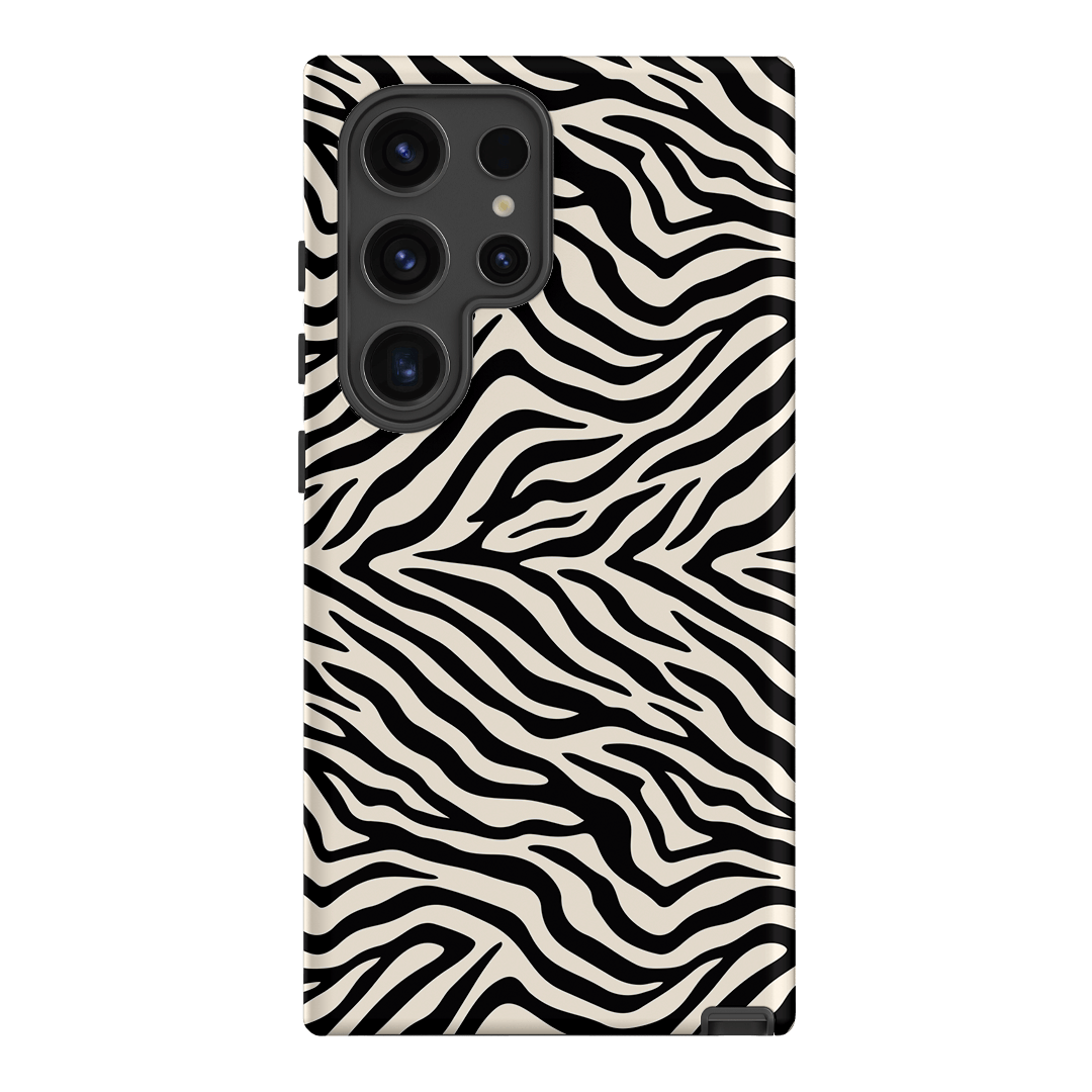 Zebra Ink Printed Phone Cases Samsung Galaxy S24 Ultra / Armoured by The Dairy - The Dairy