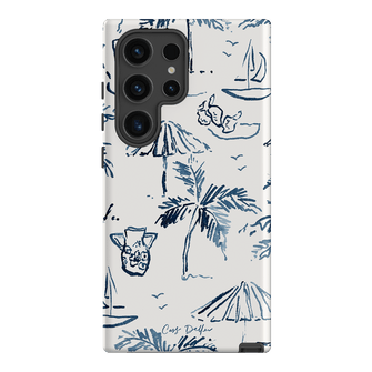 Balmy Blue Printed Phone Cases Samsung Galaxy S24 Ultra / Armoured by Cass Deller - The Dairy