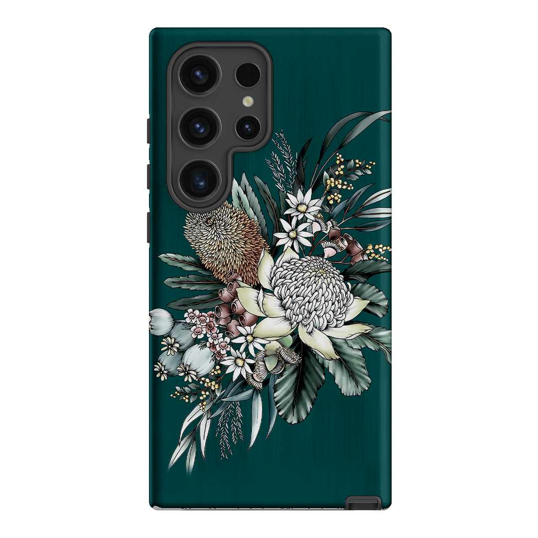 Teal Native Printed Phone Cases Samsung Galaxy S24 Ultra / Armoured by Typoflora - The Dairy