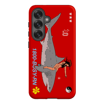 1800-Busy Rn in Red Printed Phone Cases Samsung Galaxy S25 / Armoured by Easty Beasty - The Dairy