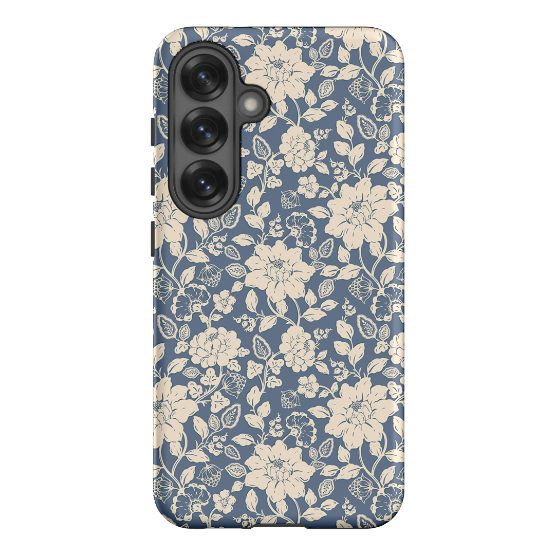 Blue Garden Printed Phone Cases Samsung Galaxy S25 / Armoured by Kasiags Art - The Dairy