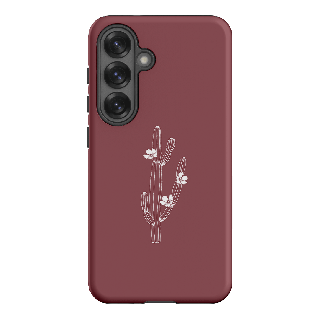 Cactus Flower Printed Phone Cases Samsung Galaxy S25 / Armoured by Typoflora - The Dairy