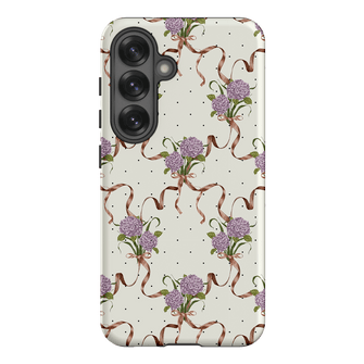 Hydrangea Ribbon Printed Phone Cases Samsung Galaxy S25 / Armoured by Veronica Tucker - The Dairy